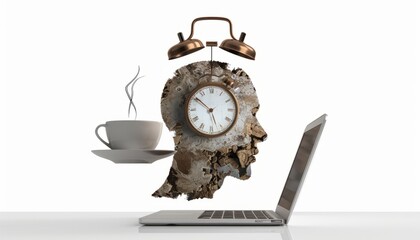 The Absurd Deadline Alert: A Collage of Head-heads, Gadgets, and Coffee