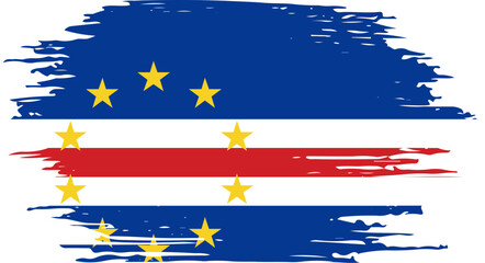 Brush On Cape Verde Flag