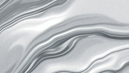 Obraz premium smooth liquid metal background with flowing silver waves and textures, creating modern and sleek appearance. Ideal for various design applications