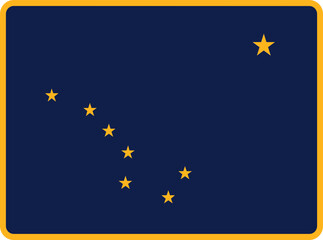 Alaska Flag Smooth rectangle icon