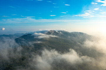 Obraz premium Ningbo City, Zhejiang Province - City skyline from aerial perspective