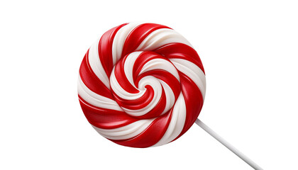 christmas lollipop isolated on transparent backgroung png