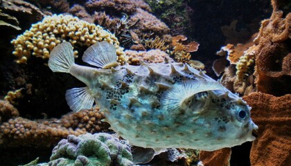 Porcupinefish Tetraodontiformes. fish belonging to the family Diodontidae order Tetraodontiformes, also commonly called blowfish or ballonfish.