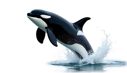 Obraz premium dolphin jumping in water