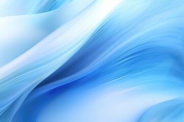 Obraz premium Ethereal Blue Abstract Wave Patterns
