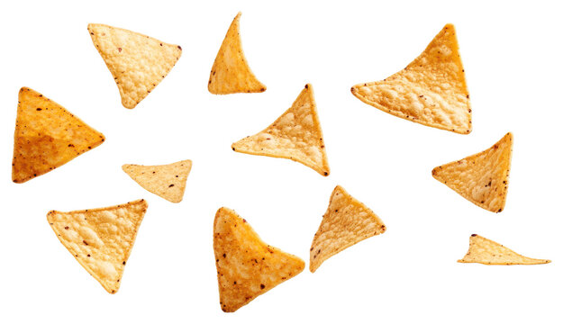 PNG Rtriangle tortilla chip background floating isolated.