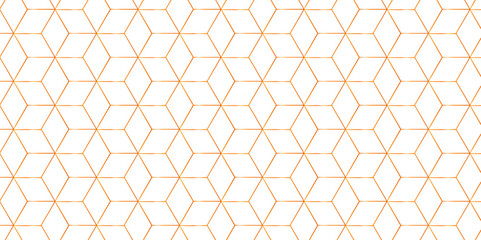 Fototapeta premium Abstract pattern with hexagon square cube geometric pattern shapes grid metal element texture design. vector tiles gradient science web tech connection triangle diamond honeycomb hexagon text.
