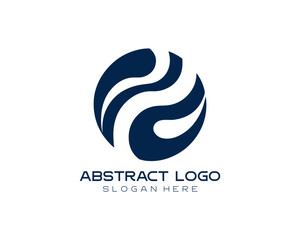 Abstract logo design icon vector illustration
