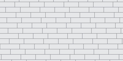 Fototapeta premium White brick wall background