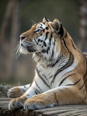 Fototapeta premium tiger in the wild