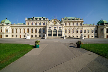 Naklejka premium vienna Belvedere Palace