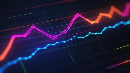 Naklejka premium Artistic view of a mortgage summary with graphs for loan term, interest rate, and collateral percentage, Mortgage summary with collateral chart, Organized and analytical