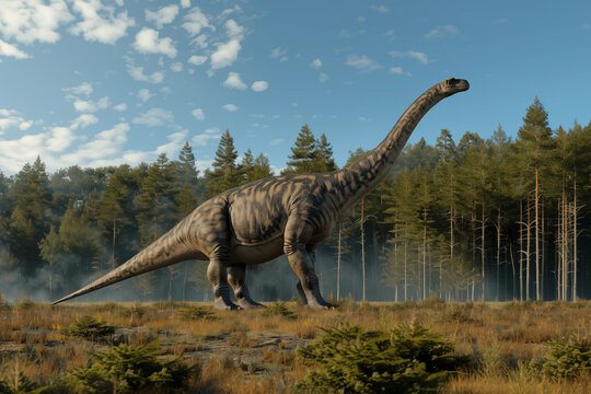 Dinosaure herbivore du genre Brontosaurus