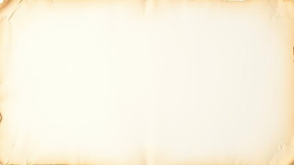 Old, yellowed paper poster with a white paper surface, distressed, faded out