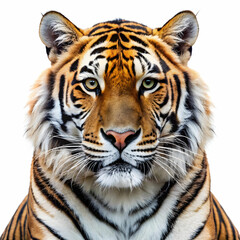 Obraz premium big cat in white background