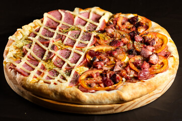 pizza, cheese, pepperoni, Italian, food, slice, fresh, gourmet, delicious, traditional, crust, topping, tomato, mozzarella, basil, herbs, baked, cuisine, restaurant, homemade, cheesy, crispy, savory, 