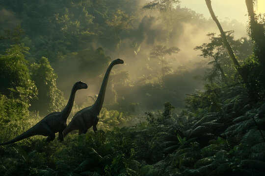 dinosaure sauropode du genre Brontomerus