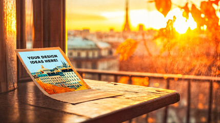 Empty White Objects Mockups with Fall - Autumn Environment - Logo and Graphics Placement