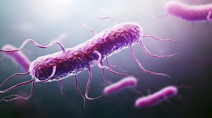 Listeria monocytogenes Pathogenic Bacterium Visualization