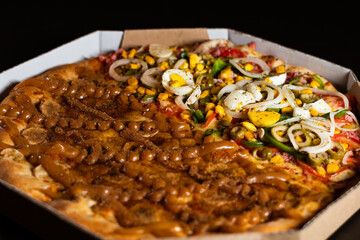 pizza, cheese, pepperoni, Italian, food, slice, fresh, gourmet, delicious, traditional, crust, topping, tomato, mozzarella, basil, herbs, baked, cuisine, restaurant, homemade, cheesy, crispy, savory, 