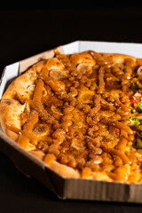 pizza, cheese, pepperoni, Italian, food, slice, fresh, gourmet, delicious, traditional, crust, topping, tomato, mozzarella, basil, herbs, baked, cuisine, restaurant, homemade, cheesy, crispy, savory, 