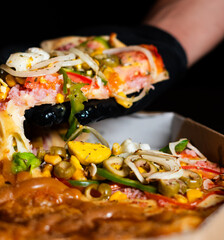 pizza, cheese, pepperoni, Italian, food, slice, fresh, gourmet, delicious, traditional, crust, topping, tomato, mozzarella, basil, herbs, baked, cuisine, restaurant, homemade, cheesy, crispy, savory, 