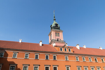Obraz premium The Royal Castle in Warsaw, Poland. A state museum and a national historical monument. Royal residence. Old town.