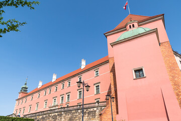 Obraz premium The Royal Castle in Warsaw, Poland. A state museum and a national historical monument. Royal residence. Old town.
