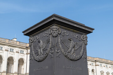 Aigner's Well on Krasinski Square. Warsaw, Poland.