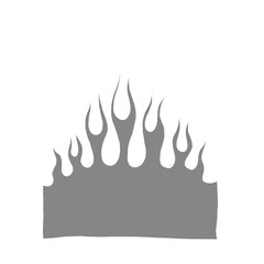 illustration of a flames