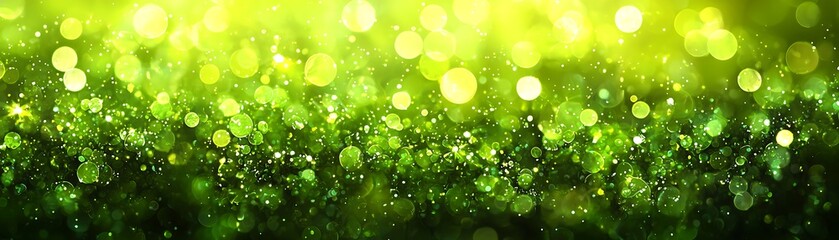 Obraz premium Abstract Green Flickering Background
