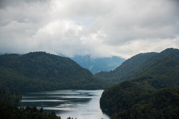 lake in the mountains in Germany