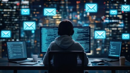 graphic resource for  cyber security