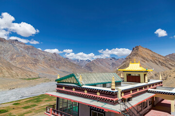 Kee monastery is a biggest tibetan buddhist monastery located at an altitude of 4,166 m close to...
