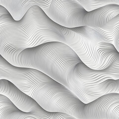 Abstract Geometric Pattern with Wavy Lines and Circles, Perfect for Background or Wallpaper Design