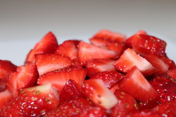 Fresh Close up of Strawberry 