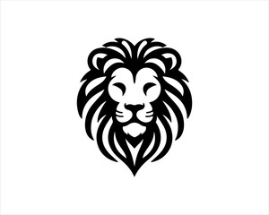 Fototapeta premium Lion logo design vector template. Lion head logo design icon symbol vector illustration