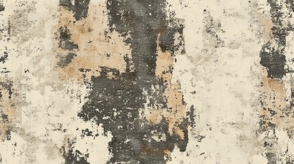 Grunge texture seamless pattern featuring varied distressed designs for textile and wallpaper applications