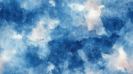 Obraz premium Seamless abstract watercolor pattern with hand drawn elements for digital textile prints ideal for bed covers sarees and graphic design projects