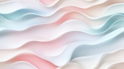 Obraz premium Seamless abstract pattern of soft liquid color waves ideal for textile design and modern decor