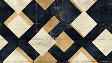 Fototapeta premium Seamless geometric pattern featuring textured background for modern design applications fabric wallpaper