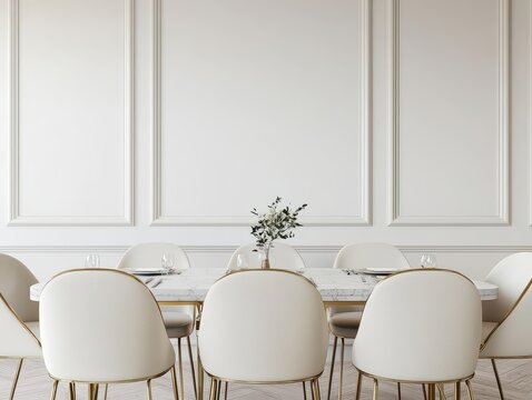 Create a minimalist mockup of an elegant framed menu for a sophisticated restaurant setting