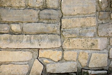 texture crack in stone wall surface backdrop