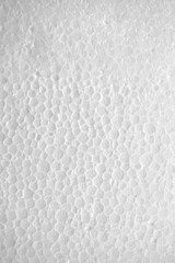 Naklejka premium Texture of High magnification white styrofoam foam block smooth surface
