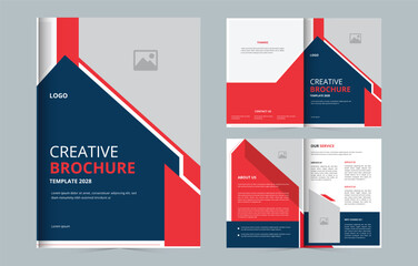 Brochure Template, Professional 04 Page business brochure layout