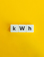 kWh acronym for Kilowatt-hour. The unit of energy that represents the amount of electricity...