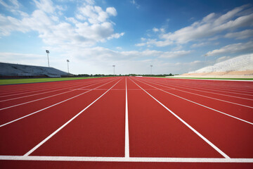 Sprint to Victory: Sunny Day at the Track