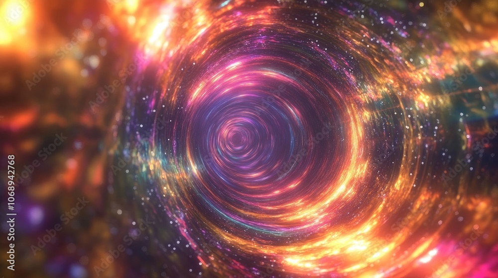Canvas Prints abstract cosmic space and galaxy background with vibrant colors creating a mesmerizing effect. the c