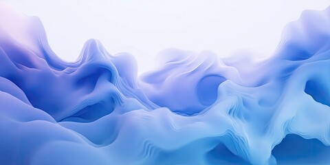 Obraz premium Soft and tranquil abstract background featuring a serene blue gradient aesthetic, perfect for creating a calming and peaceful visual experience.