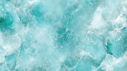 Fototapeta premium Aquamarine stone background with a stunning marble texture creates an elegant and serene atmosphere. The rich marble texture and aquamarine hues offer ample creative space in the photo.